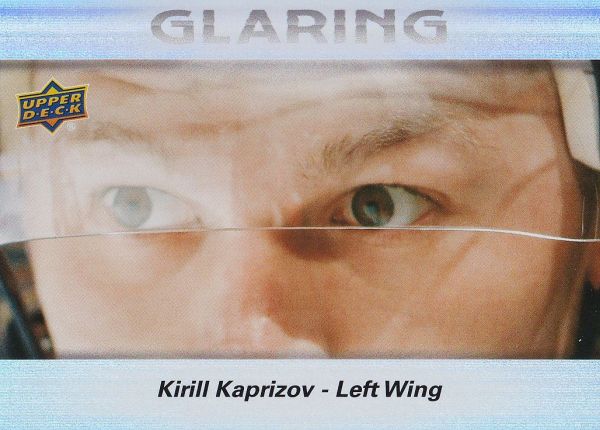 insert karta KIRILL KAPRIZOV 23-24 UD Ser. 2 Glaring číslo GL-3
